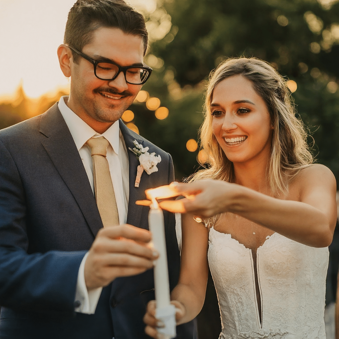 unity candle couple