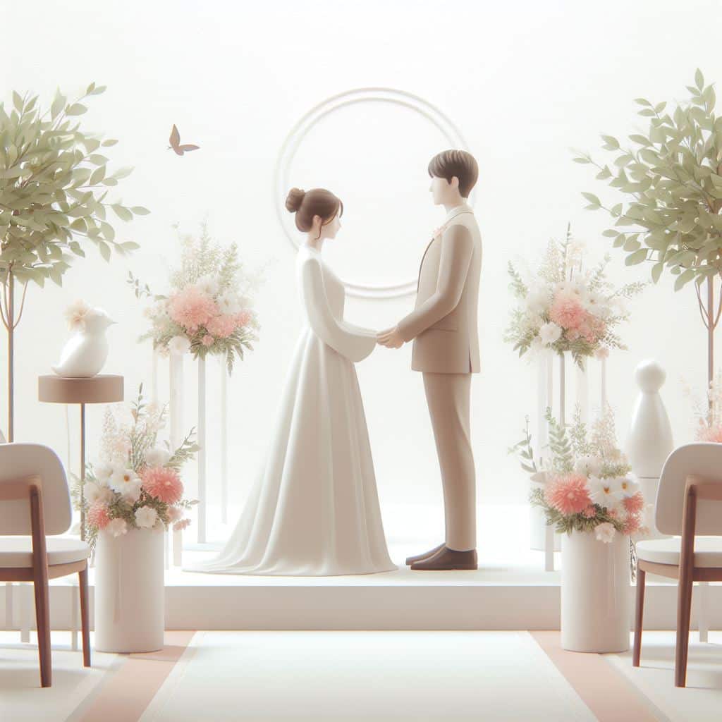 couple getting married