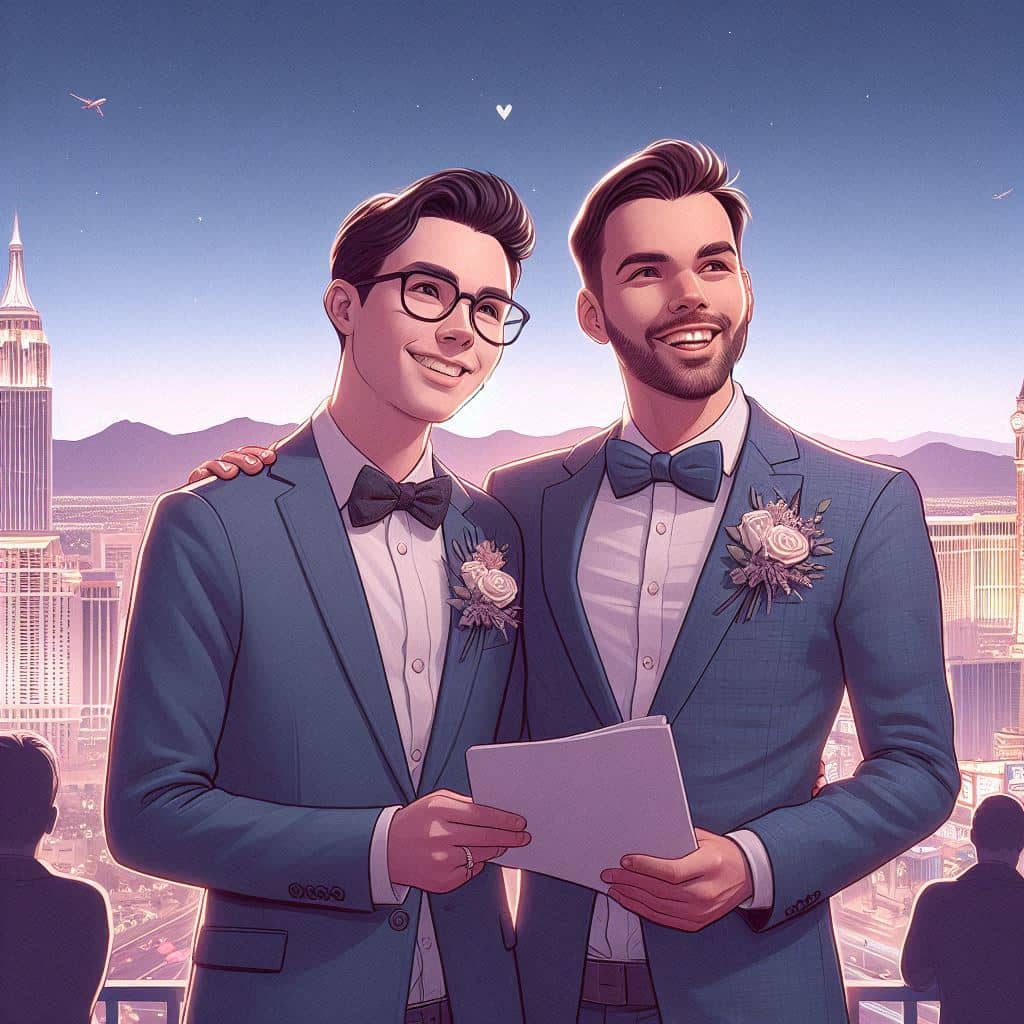 gay couple getting married